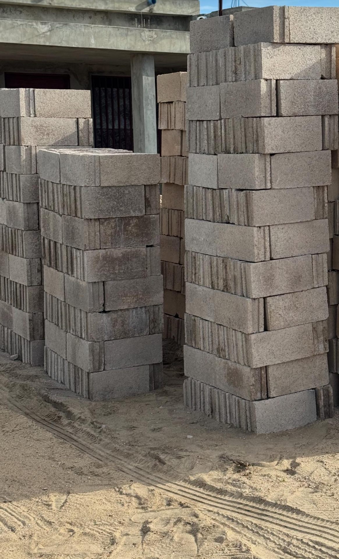 Pilha pronta para obra